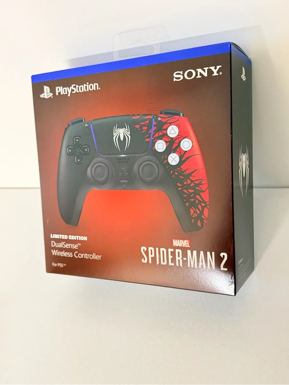 Spider-Man 2 Limited Edition PlayStation 5 / PS5 Sony DualSense Controller (NEW)